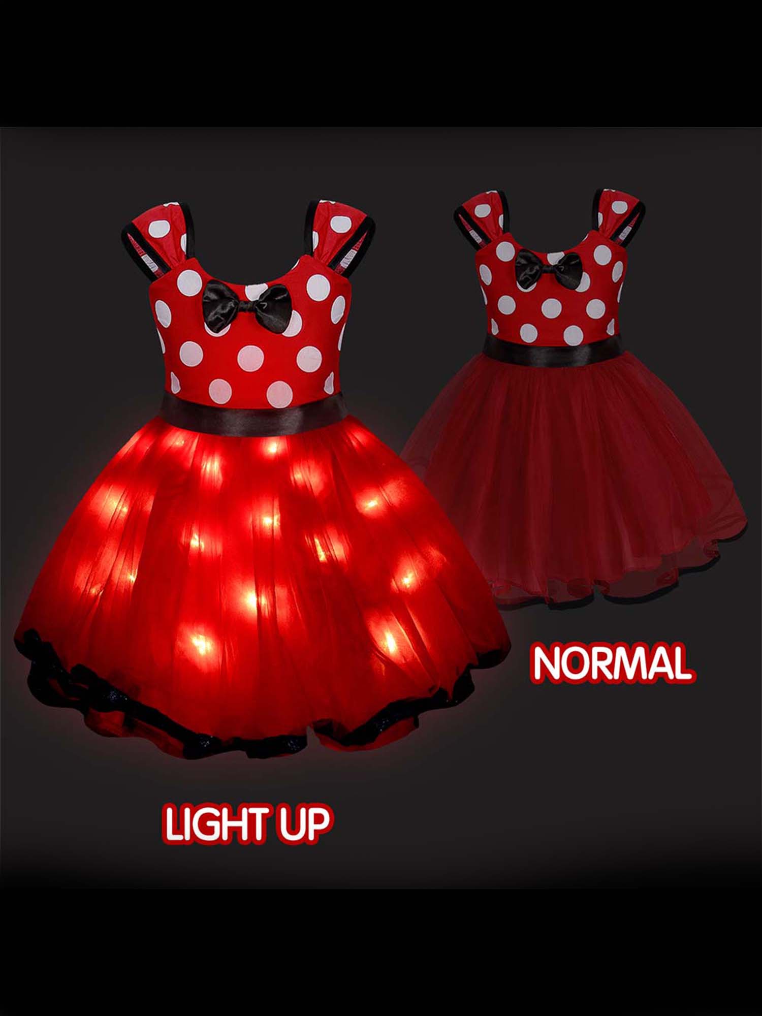 Light Up Magical LED Dress for Girls – Party & Birthday Costume