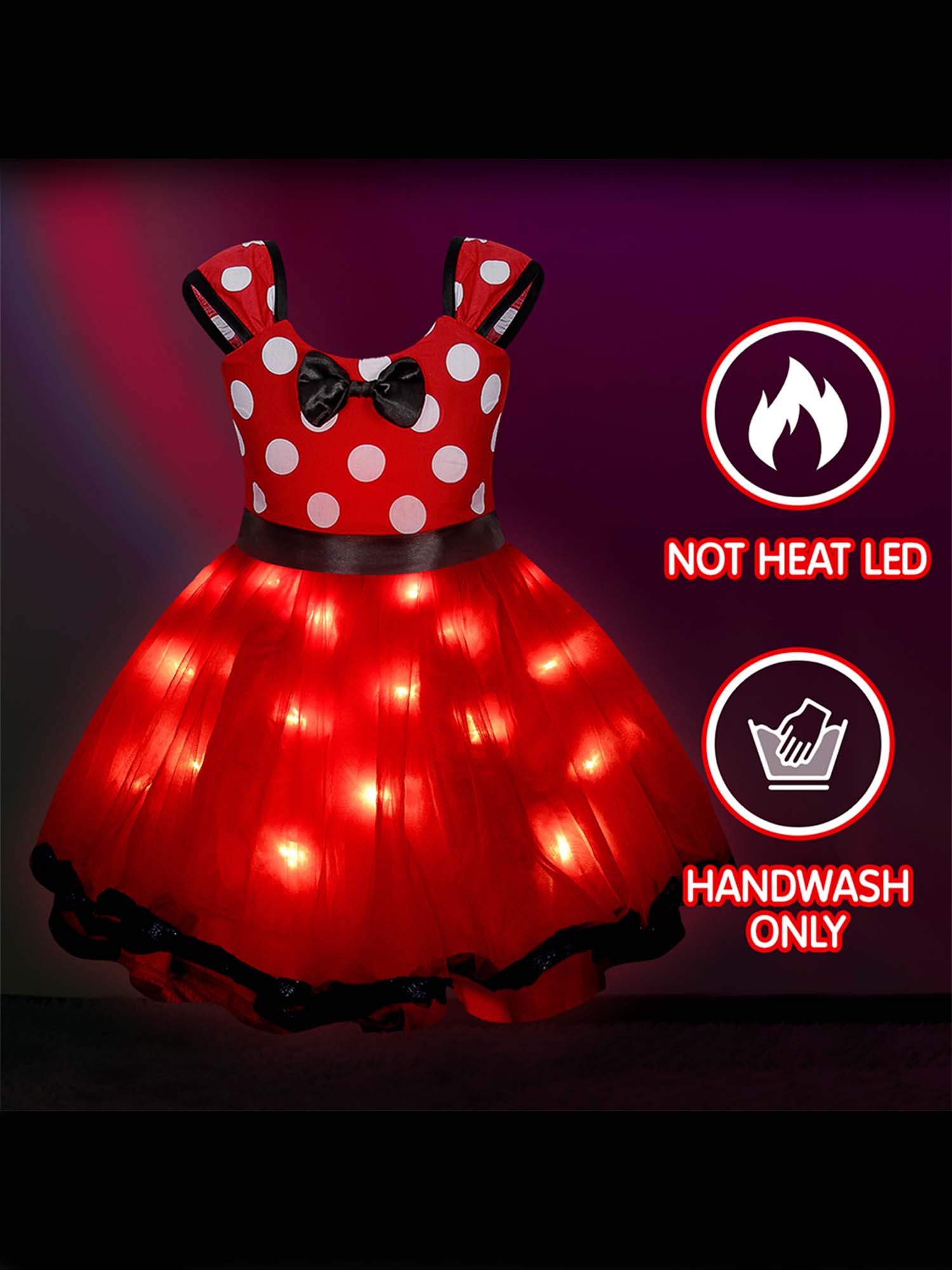 Light Up Magical LED Dress for Girls – Party & Birthday Costume