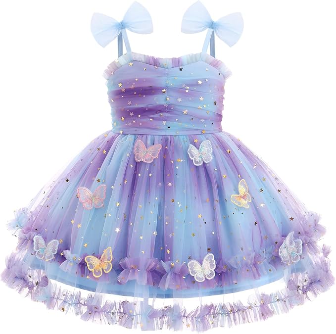 LED Light-Up Princess Costume Set Colorful Fairytale Glowing Dress for Girls' Birthday Parties & Cosplay