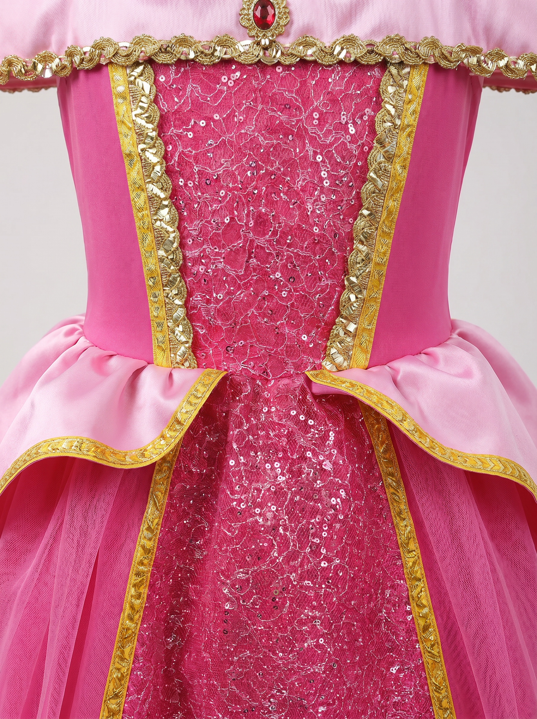 Glow-in-the-Dark Rainbow Princess Gown: Magical LED Light-Up Party Dress for Little Girls