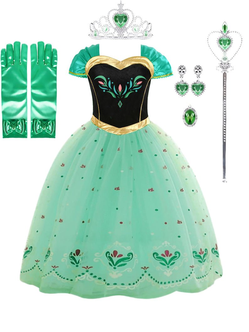 Anna Princess Costume Set For Girl - Uporpor