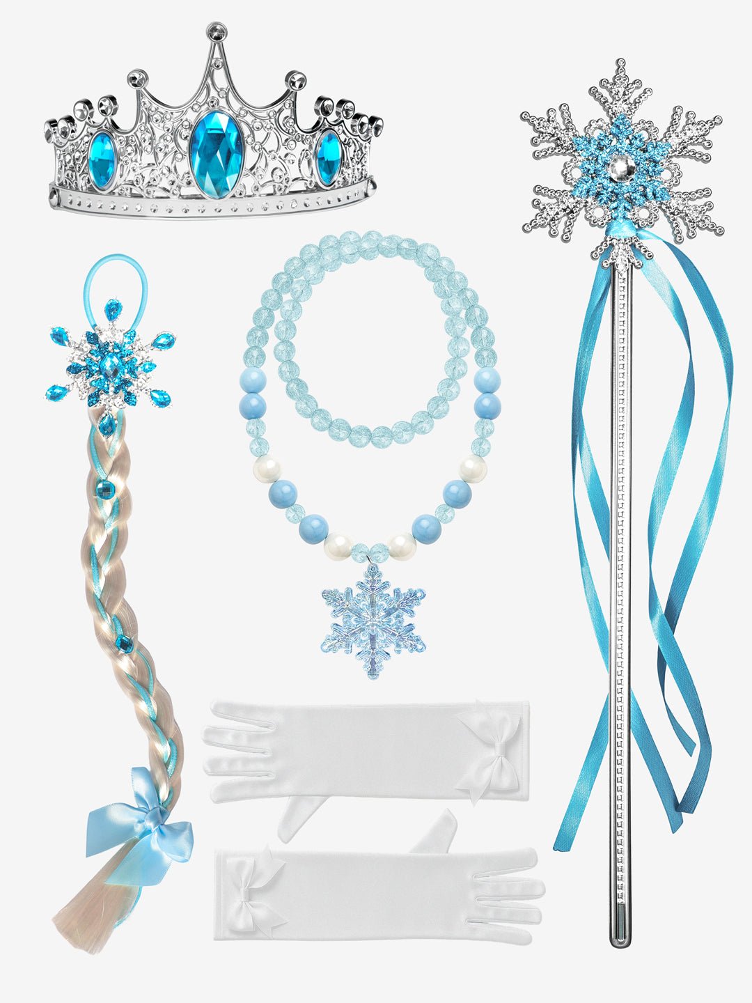 Colorful Light Up Princess Dress Set for Girls – LED Costume for Party and Dress Up - Uporpor