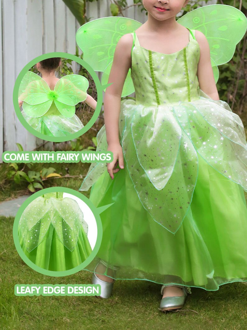 Glowing Fairy LED Dress for Girls – Magical Party & Birthday Costume - Uporpor