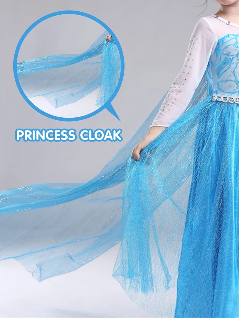 Glowing Snow Princess Fancy Costume - Uporpor