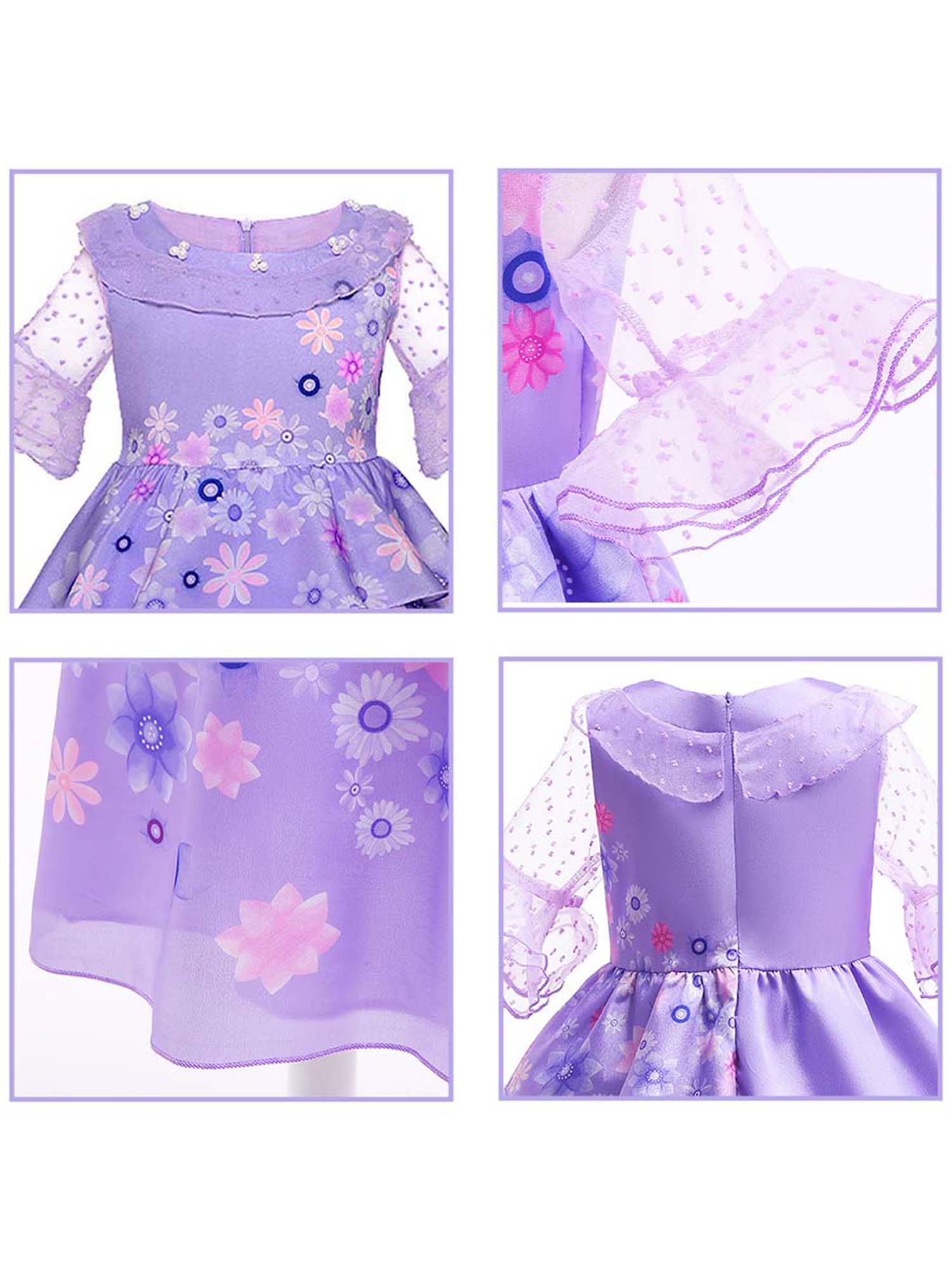 Light Up Flower Isabella Dress For Girls - Uporpor