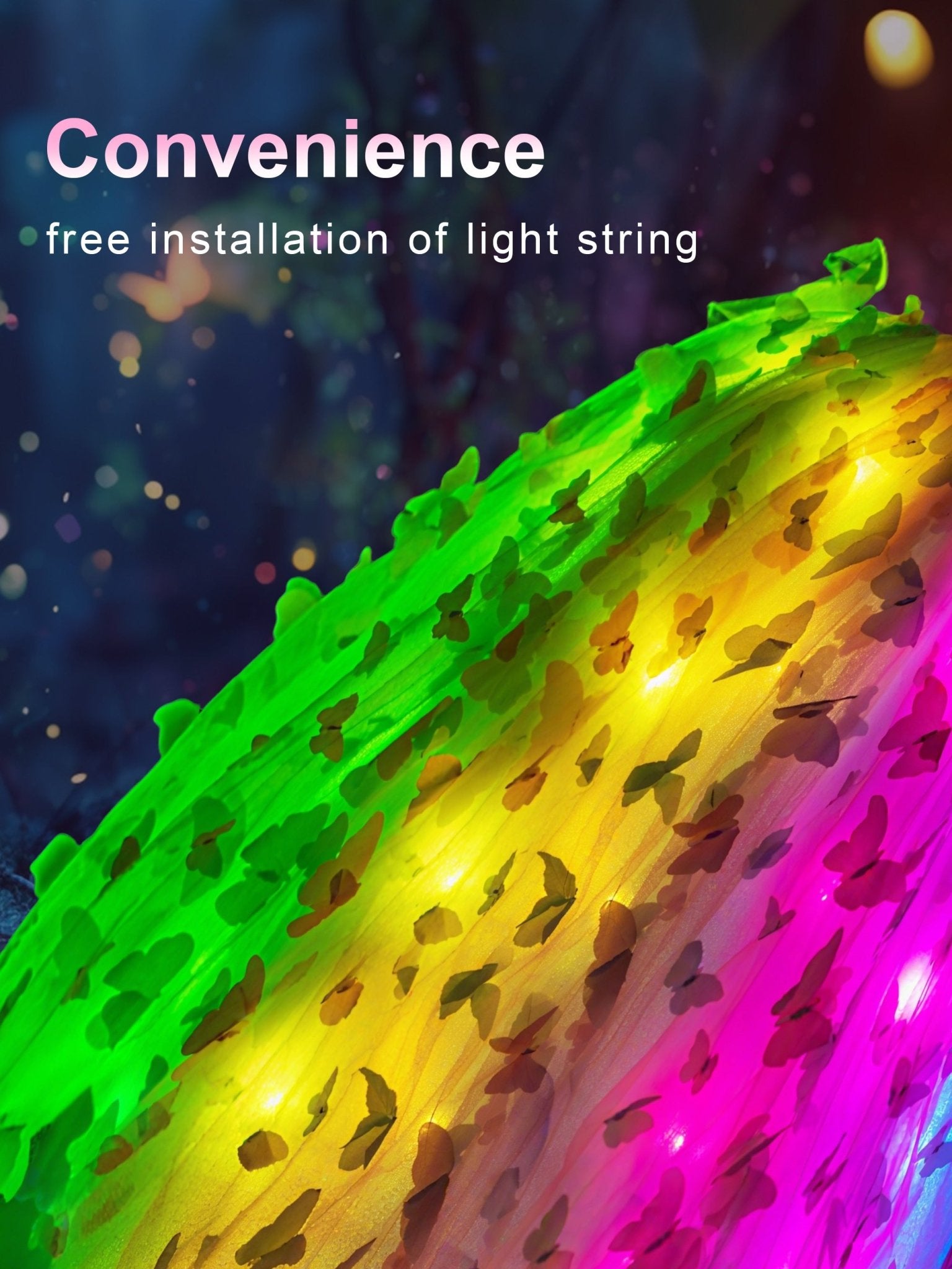 Light up Girls Fairy Wings Butterfly Party Costume - Uporpor