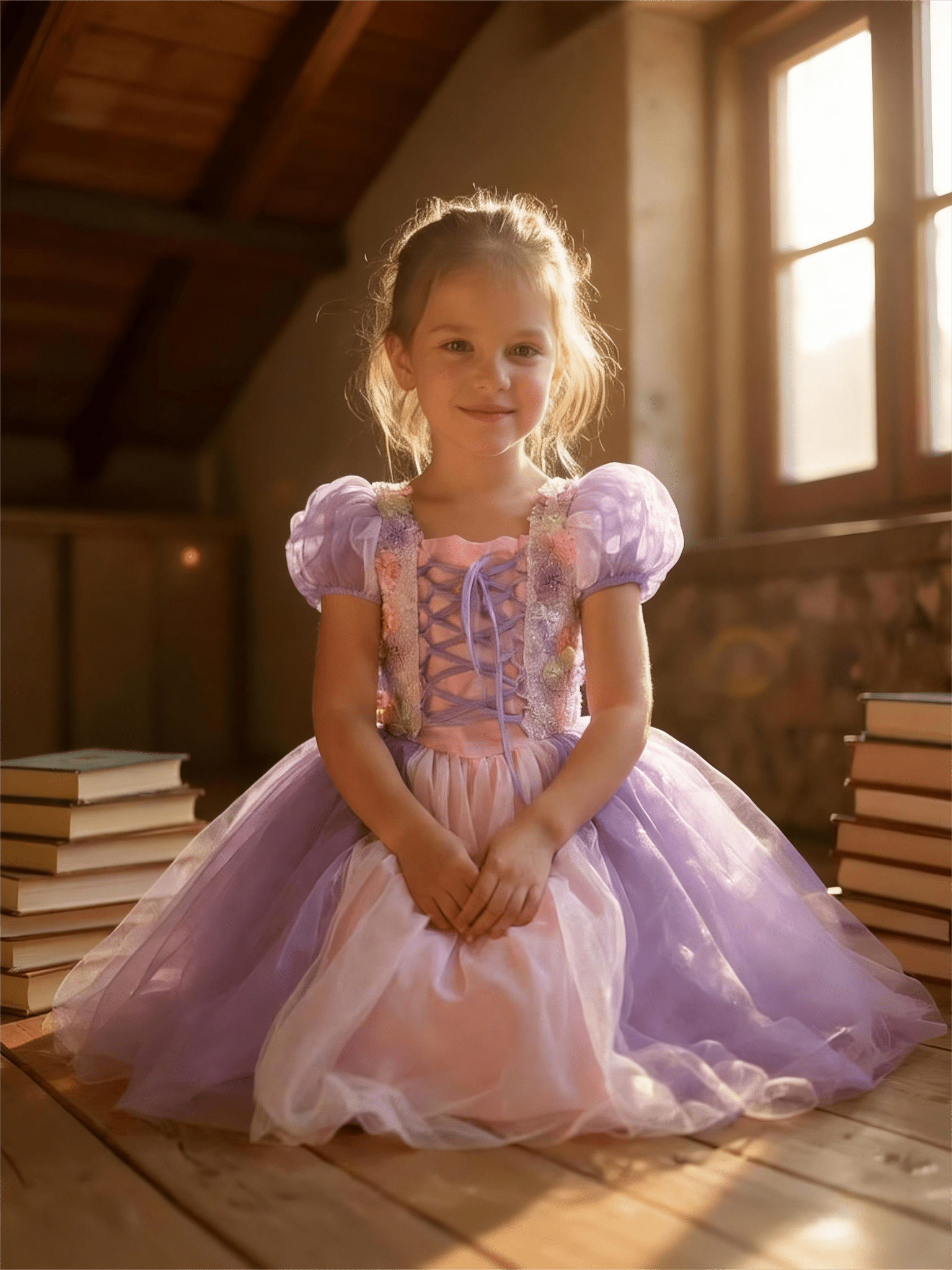 Light Up Princess Dress for Girls โ LED Costume for Party and Dress Up - Uporpor