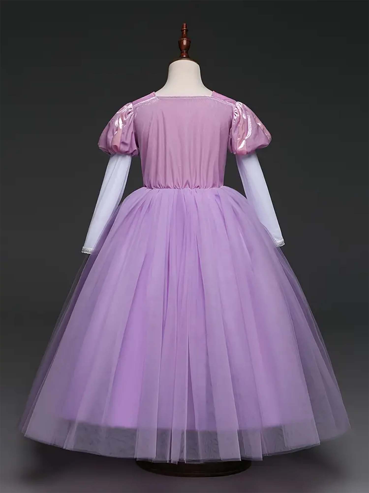Light Up Purple Princess Dress Costume for Girls – Birthday & Party - Uporpor