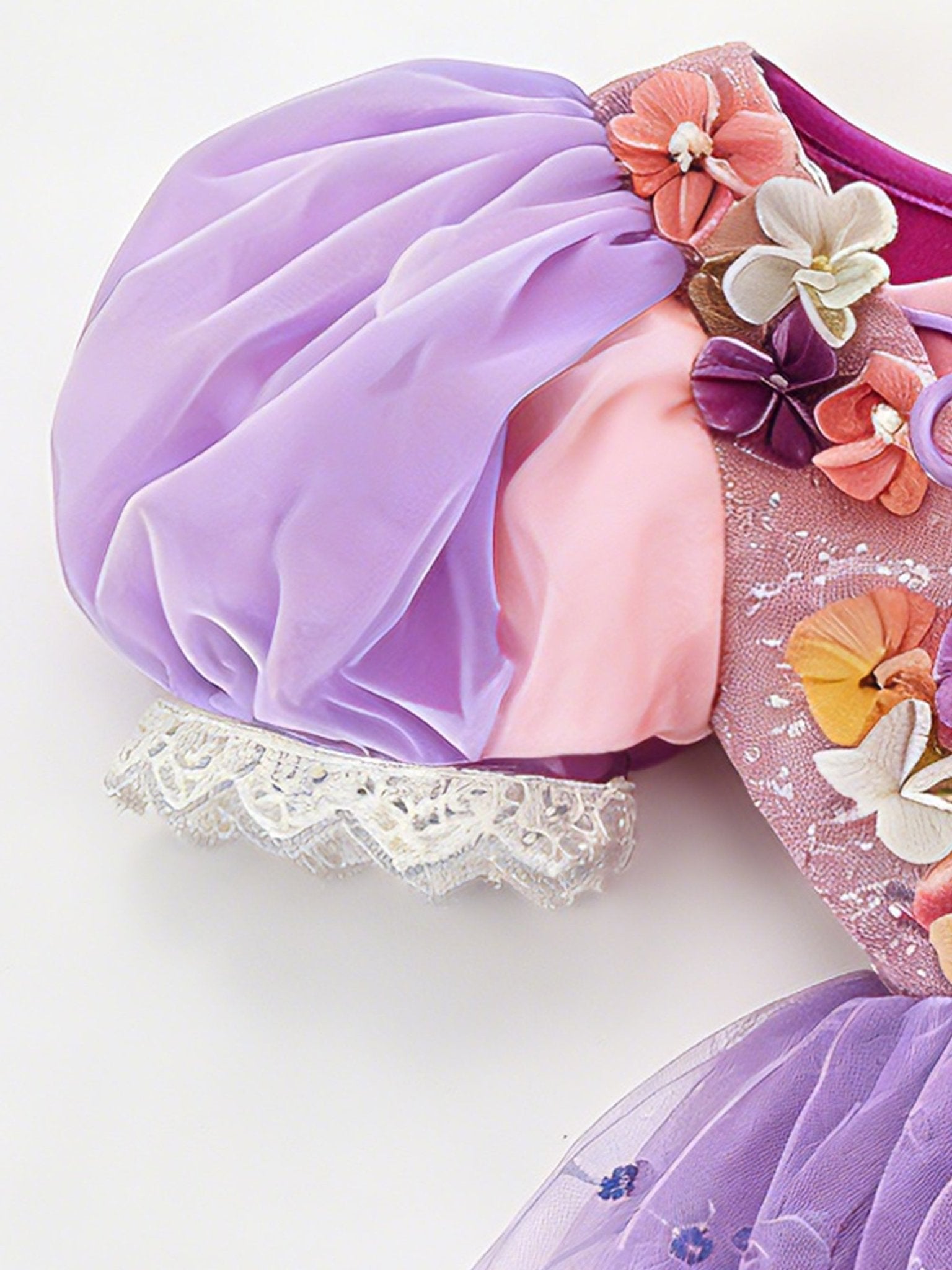 Light Up Purple Princess Dress Costume for Girls - Uporpor