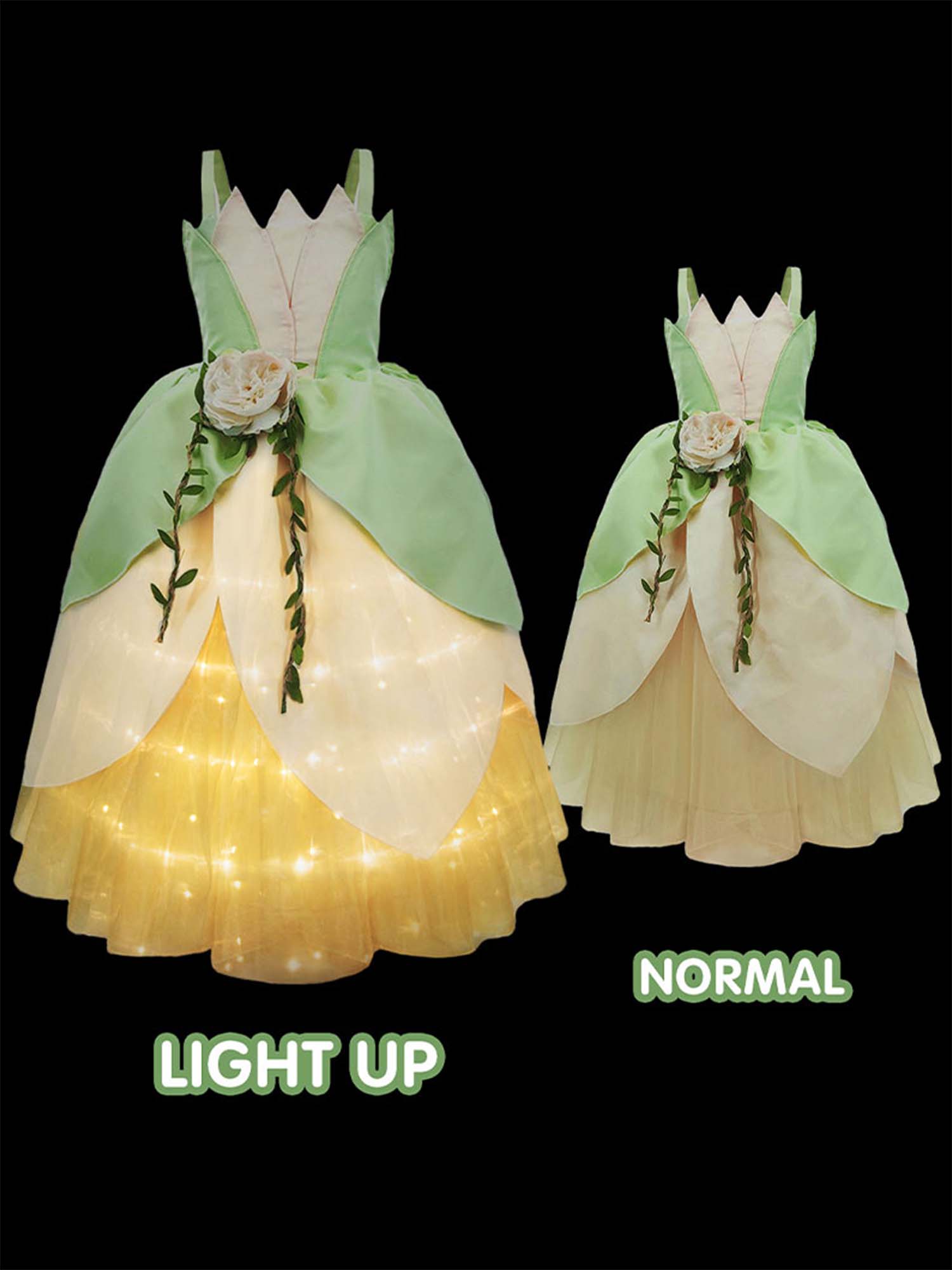 Magical Light Up Princess Dress for Girls - Perfect for Parties & Birthdays - Uporpor