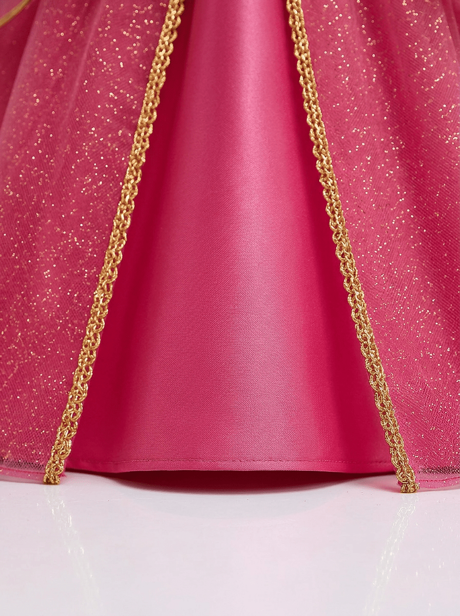 Magical Rainbow LED Princess Dress for Girls | Vertical Gradient Glowing Tulle Party Gown, Light - Up Fairy Toddler Cosplay Clothes - Uporpor