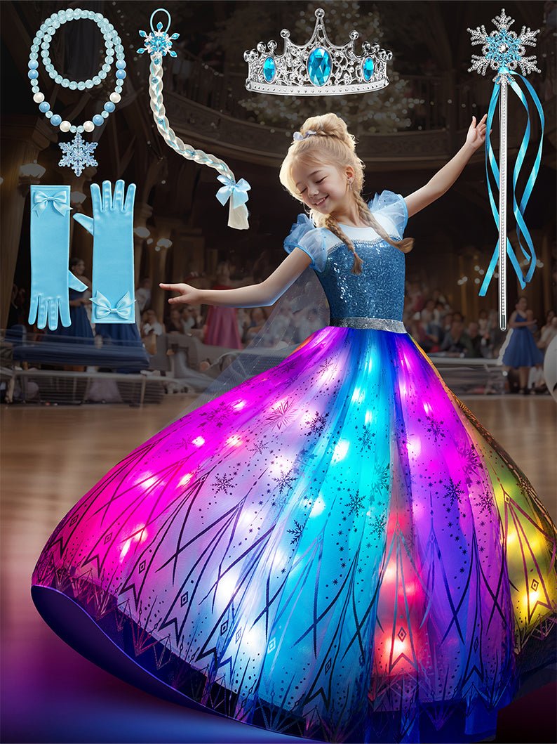 Princess Set Light Up Costume For Girl 1 - Uporpor