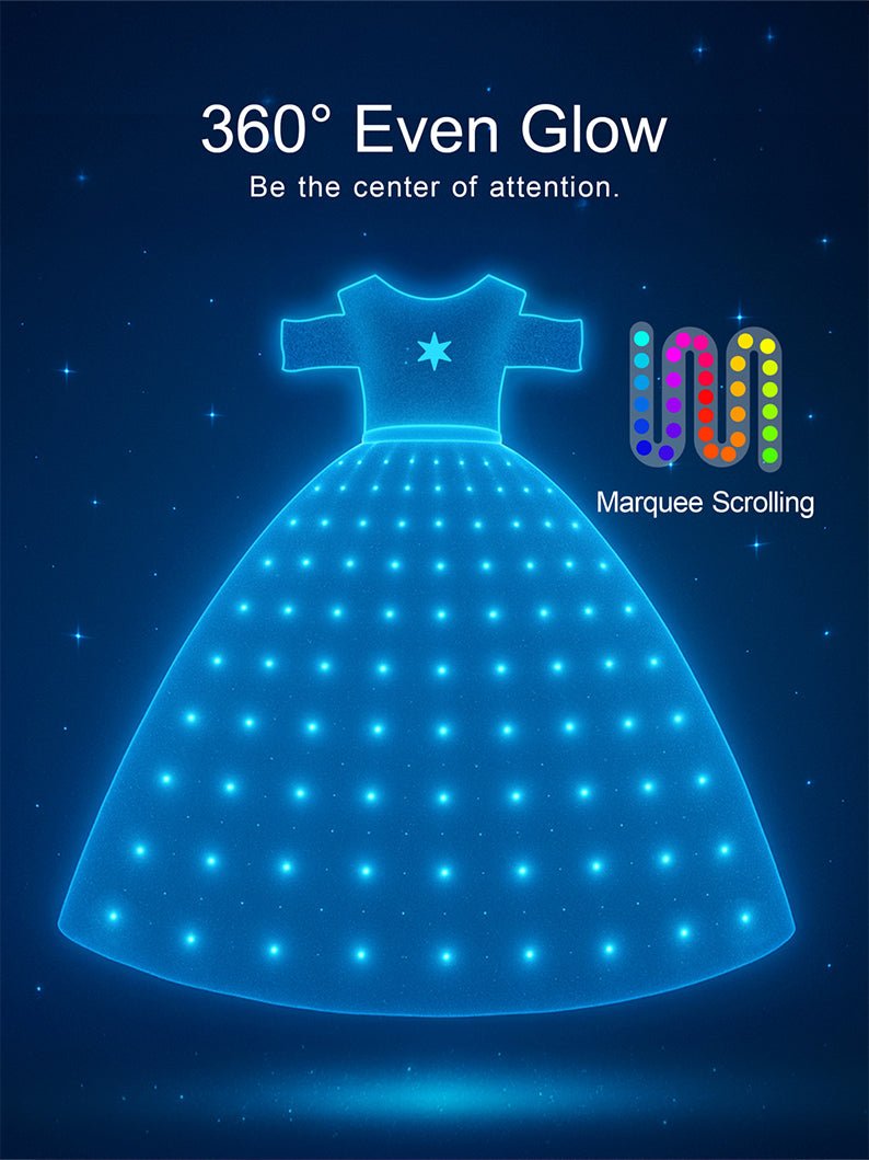 Princess Set Light Up Costume For Girl 4 - Uporpor