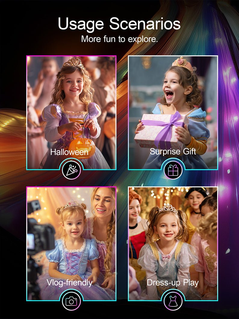 Princess Set Light Up Costume For Girl 4 - Uporpor