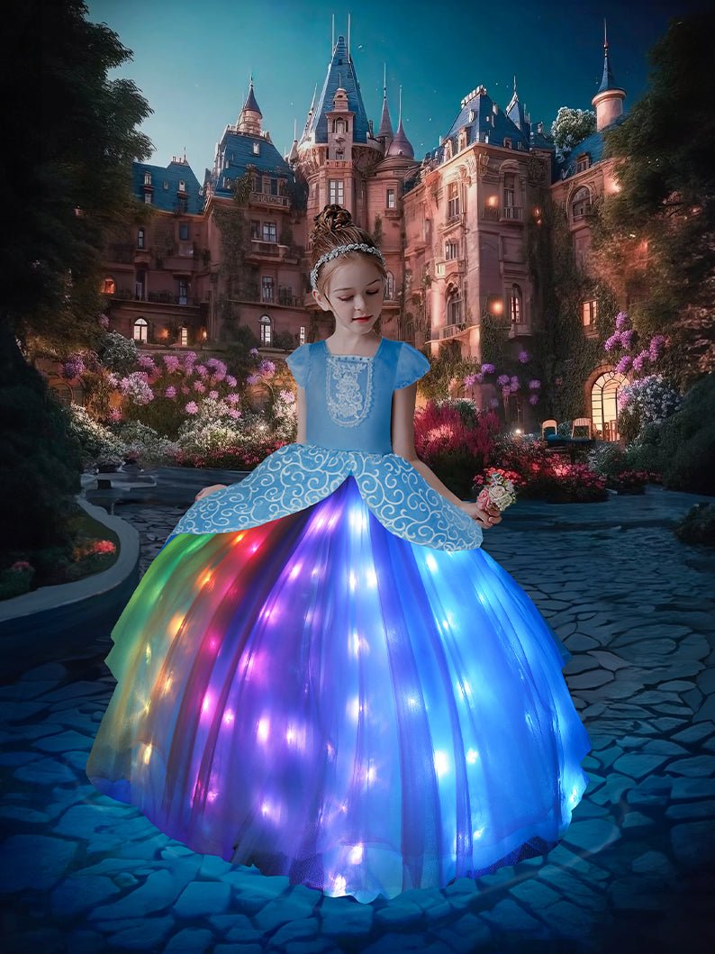 Princess Set Light Up Costume For Girl 6 - Uporpor