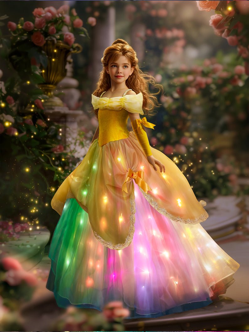 Princess Set Light Up Costume For Girl 8 - Uporpor