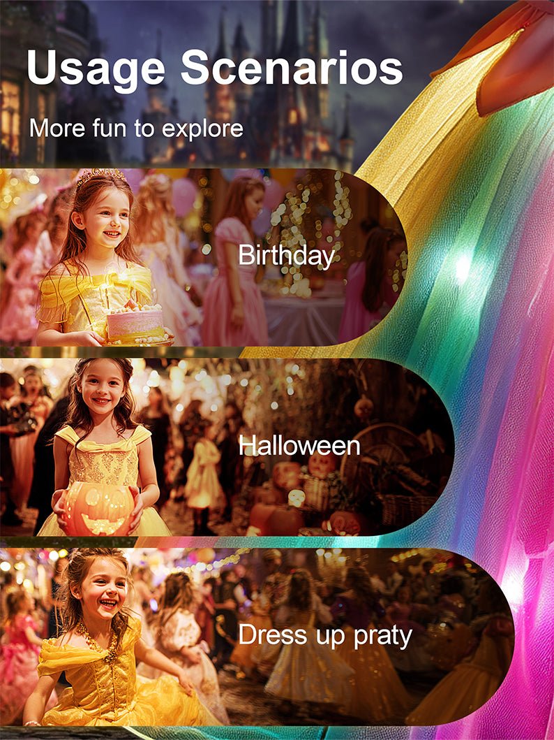 Princess Set Light Up Costume For Girl 8 - Uporpor