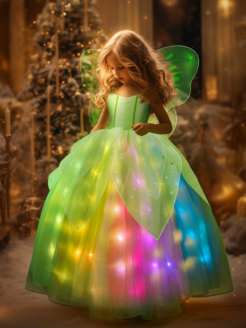 Princess Set Light Up Costume For Girl 9 - Uporpor