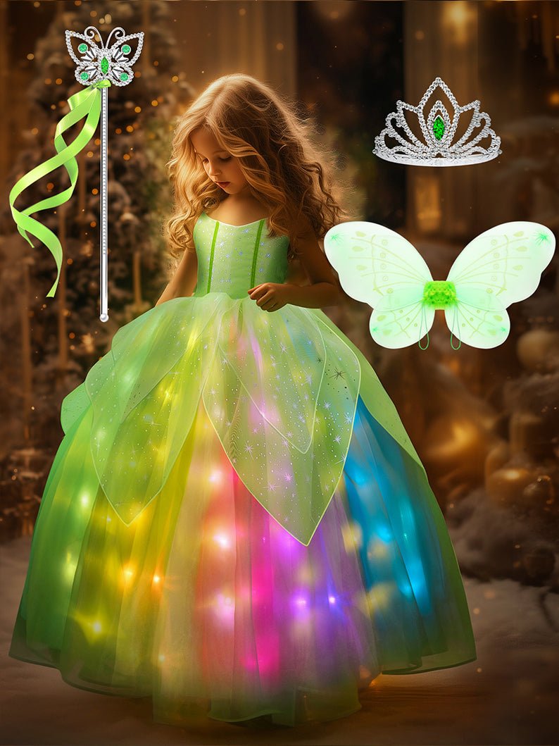 Princess Set Light Up Costume For Girl 9 - Uporpor