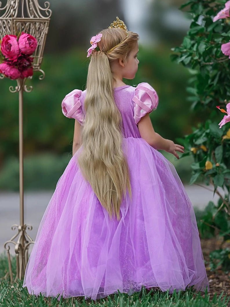 Purple Light Up Princess Dress for Girls - Uporpor