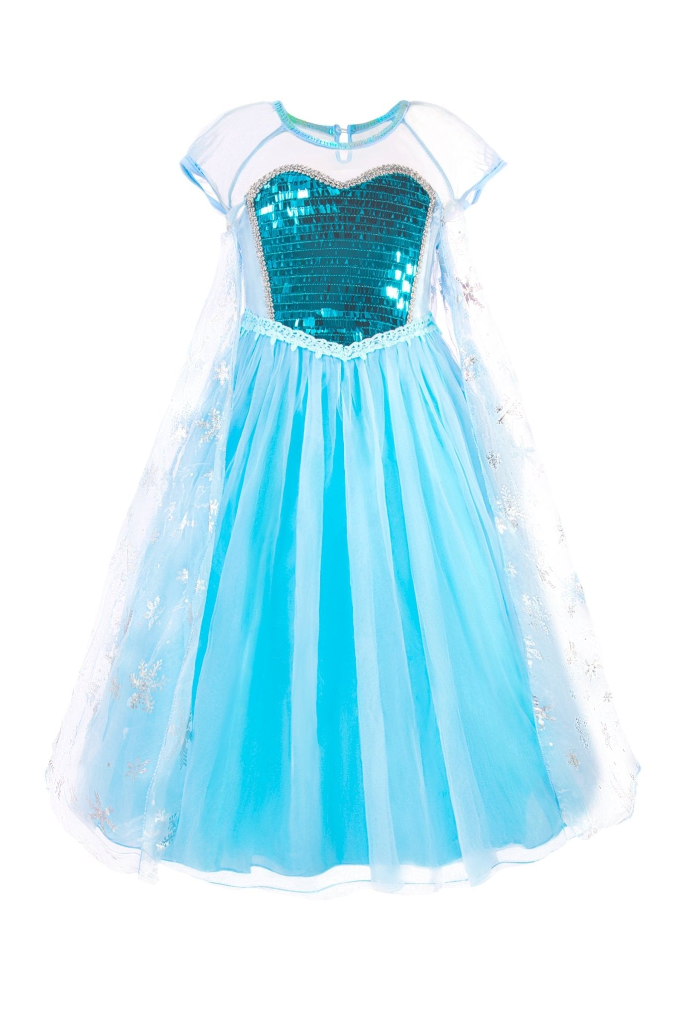 Sparkling LED Snow Princess Costume Dress for Girls - Uporpor