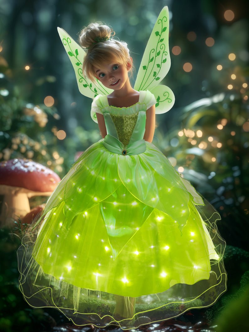Tinker Bell Glowing New Fairy Costume - Uporpor