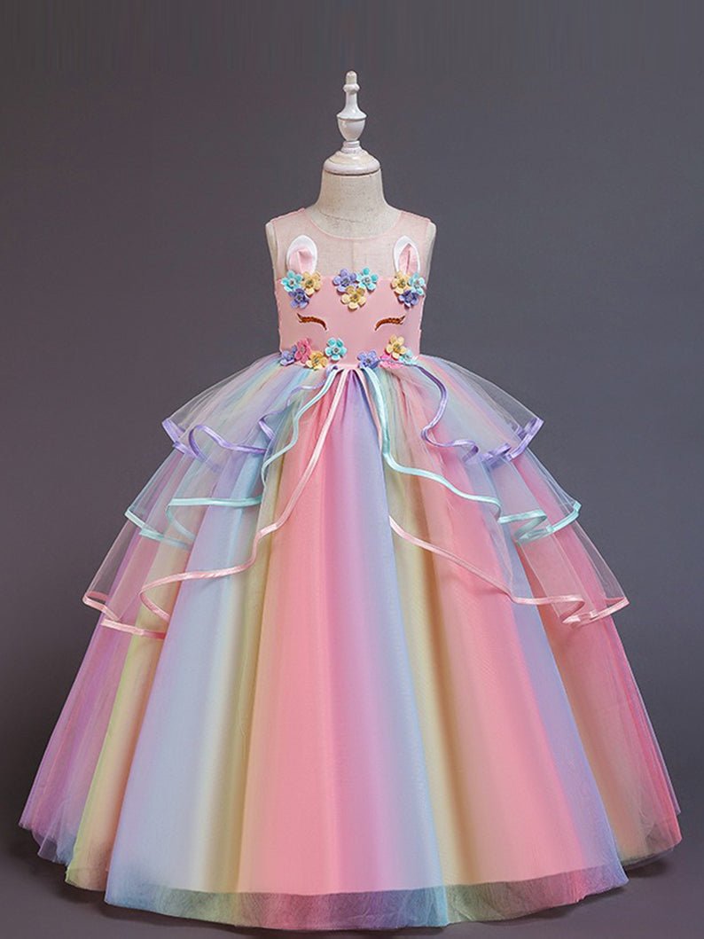 Unicorn Light Up Princess Dress(long dress) - Uporpor