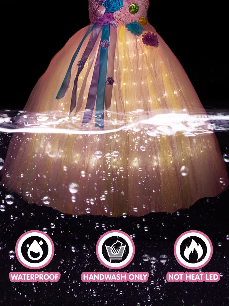 Unicorn Light Up Princess Dress - Uporpor