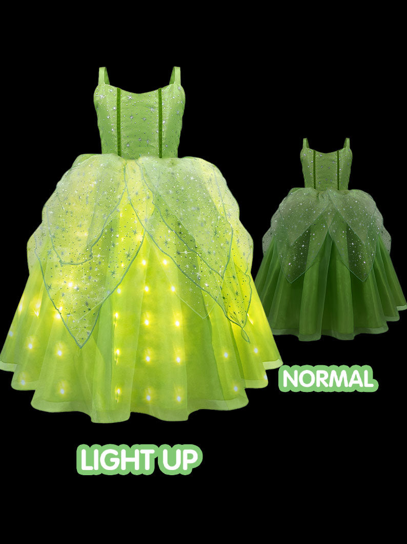 Glowing Fairy LED Dress for Girls โ Magical Party & Birthday Costume