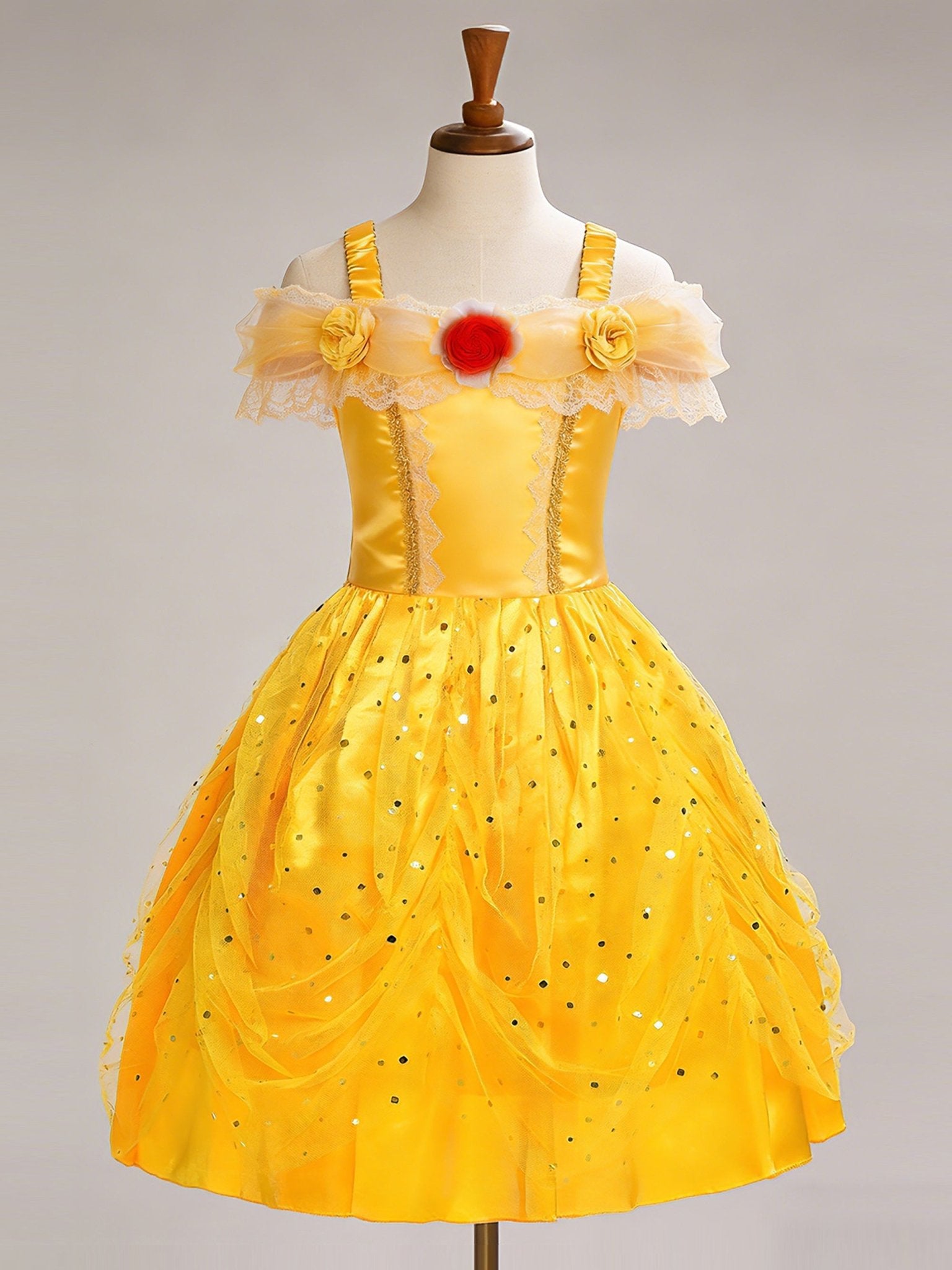Yellow Light Up Princess Dress for Girls - Uporpor