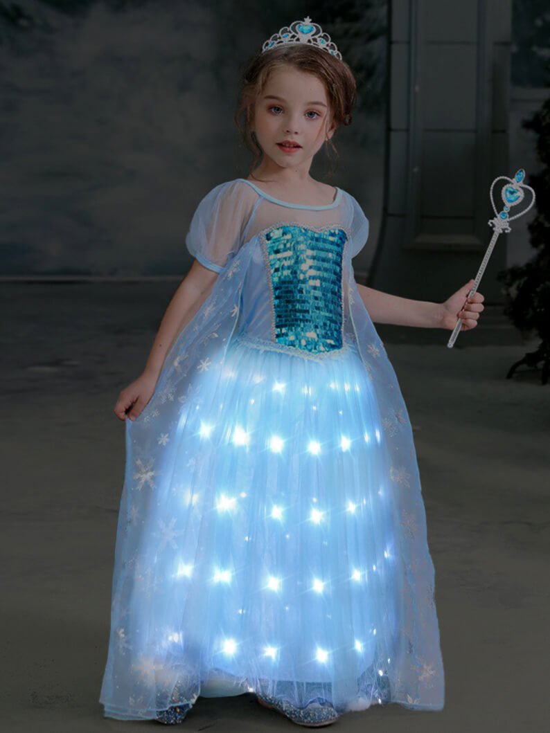 Elsa Costume For Girls, Frozen Elsa Dress