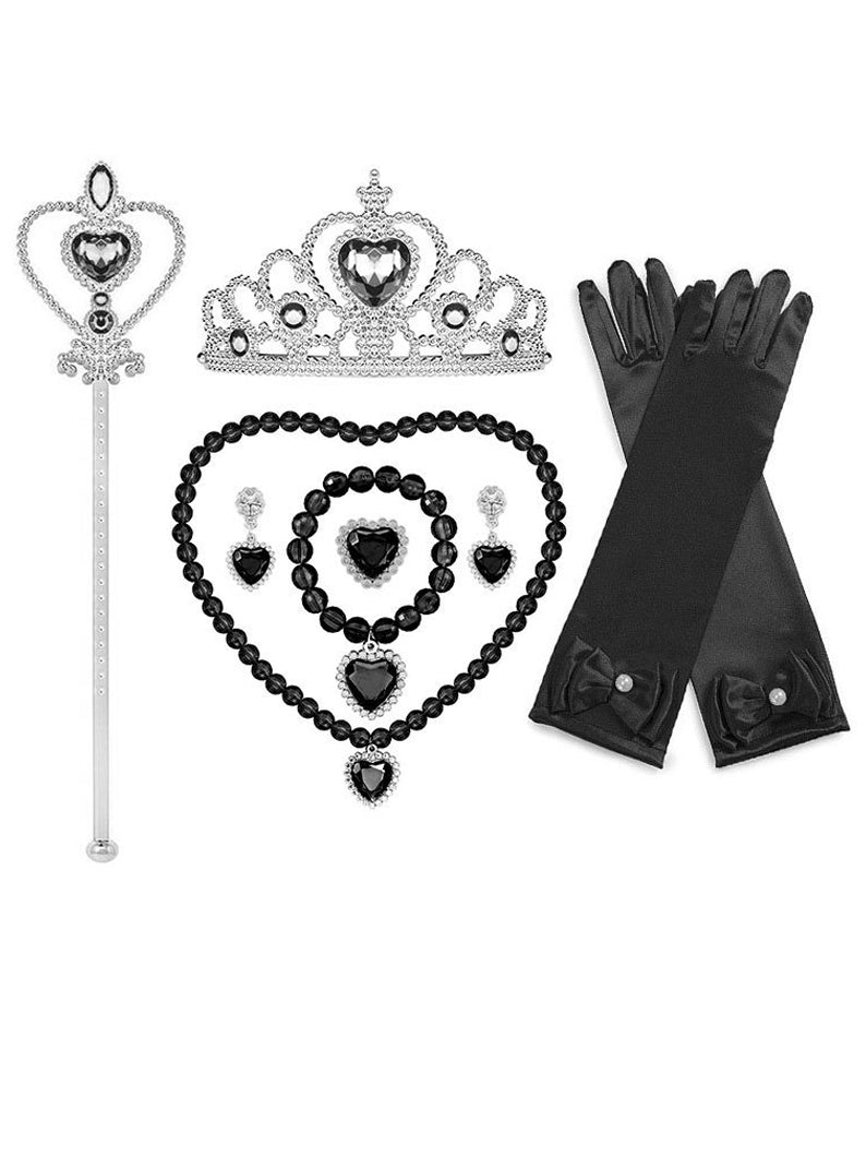 Addams Family Children's Crown Necklace Bag Accessories(7 Pieces)- Uporpor - Uporpor