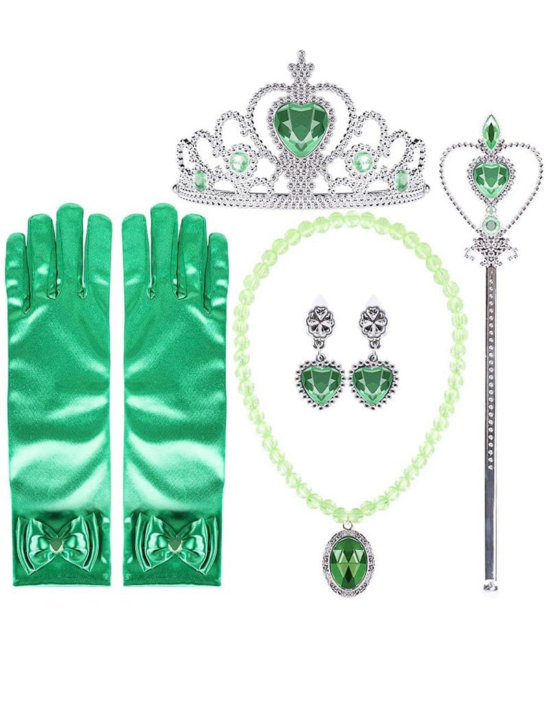 Anna Dress Up Crowns Wands Necklaces Gloves Earrings Cosplay - Uporpor - Uporpor