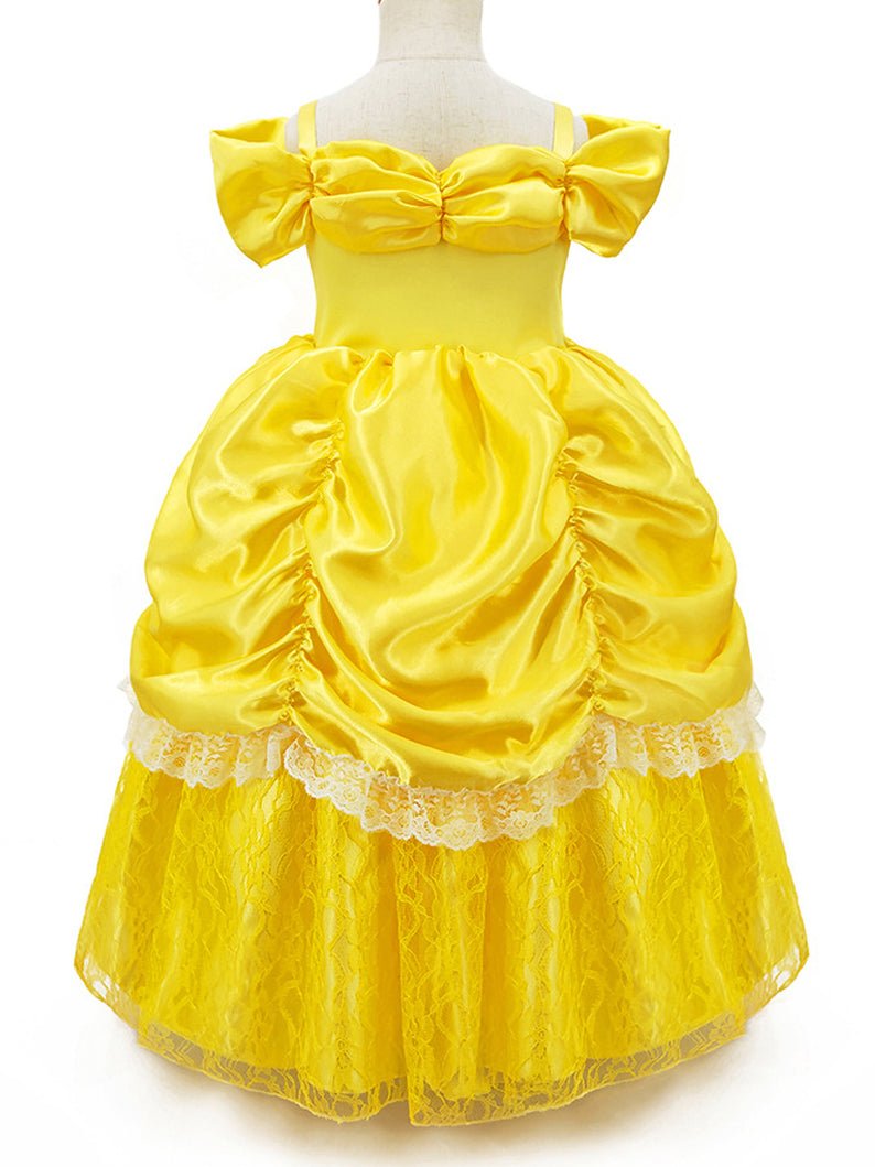 Light up Princess Belle Costume for Girls Valentines outfit - Uporpor - Uporpor