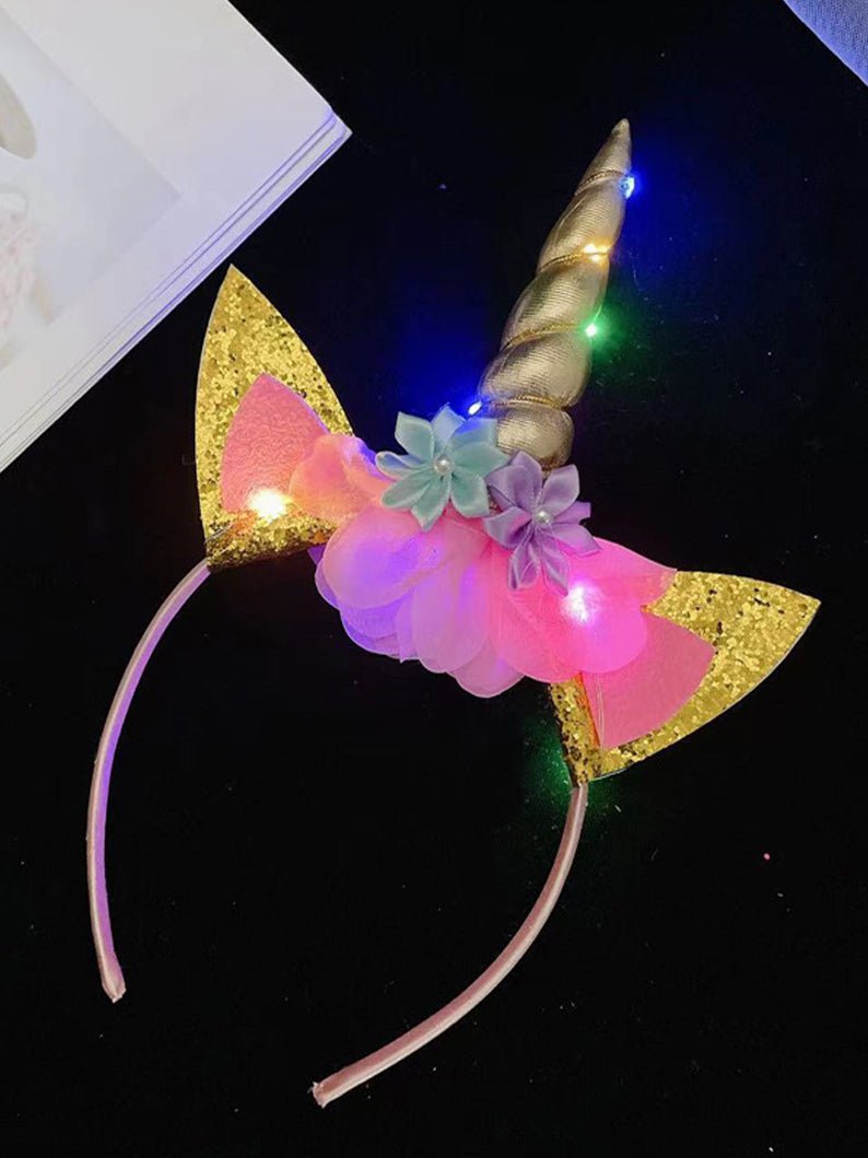 Light up Unicorn Headband for Girls Party Tiara - Uporpor - Uporpor