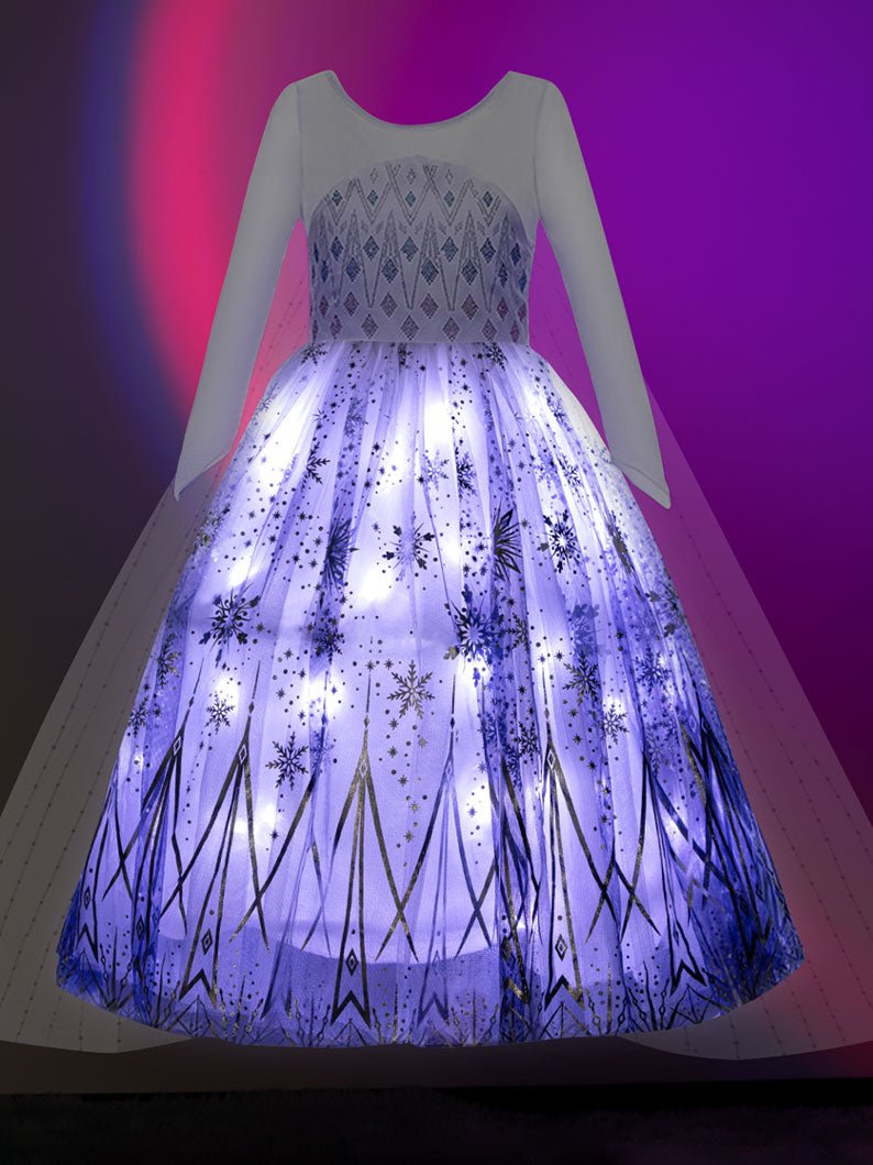 Snow LED Light Ball Gown Dress - Uporpor