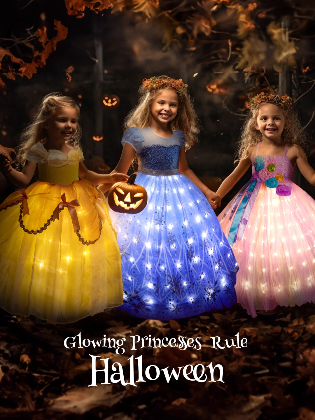 UPORPOR Girls Light Up Halloween Costume