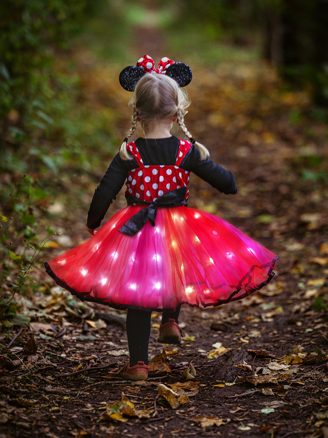 Light Up Princess Dress Set for Girls – Colorful LED Dress Up Outfit for Birthday & Party