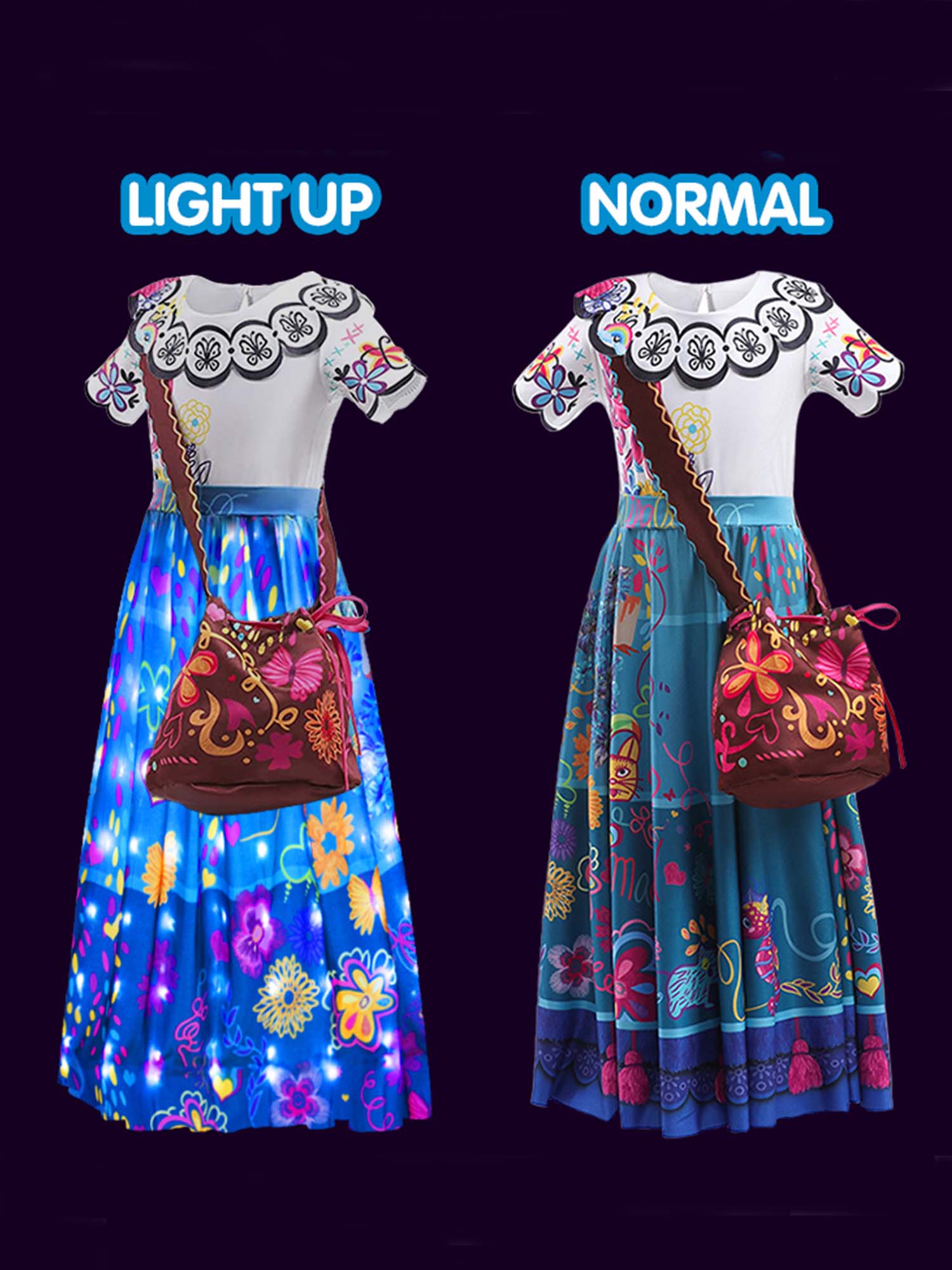 LED Party Dress Little Girl Birthday Gift