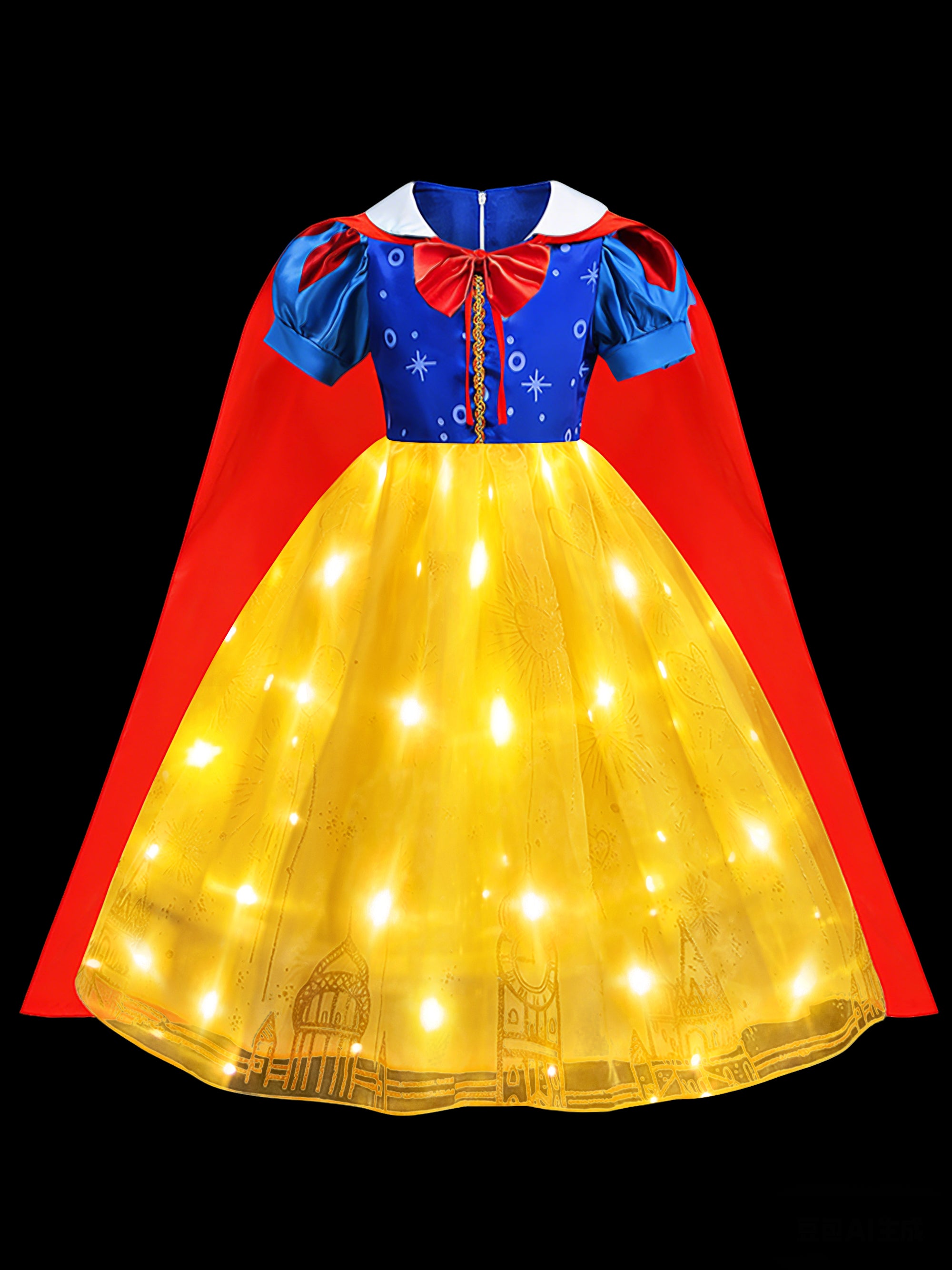 Light Up Princess Dress for Girl – LED Tutu Costume for Party and Play