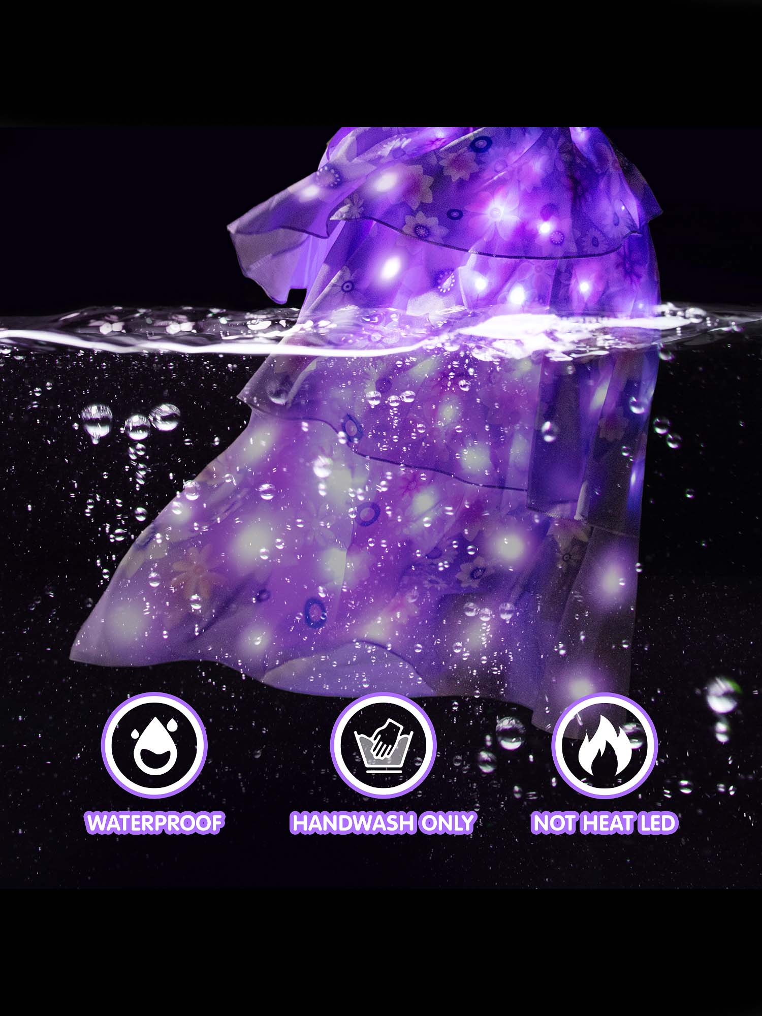 Light Up Flower Isabella Dress For Girls