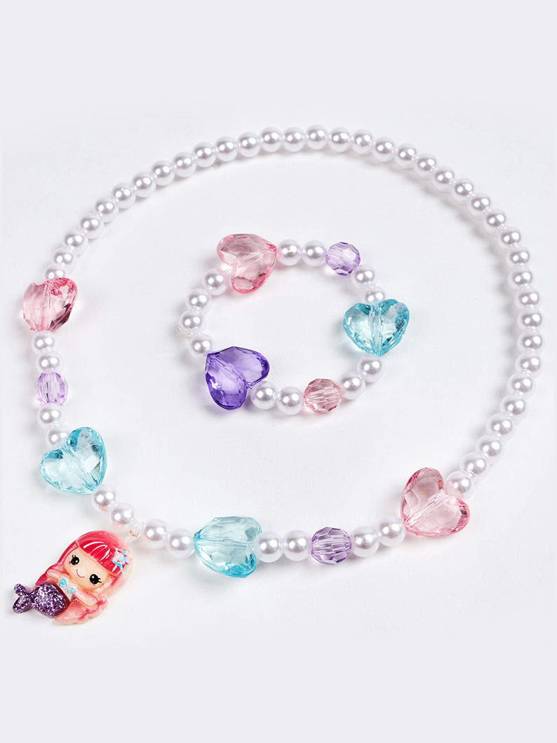 3 Sets Girl Princess Necklace Bracelet - Uporpor