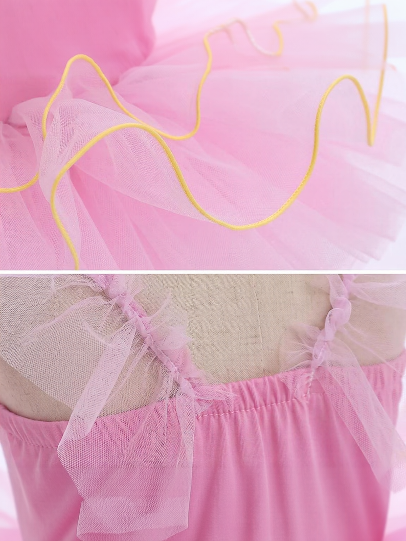 Light Up Pink Princess Costume for Girls – Glowing Fairytale Dress Up Set with LED Lights for Birthday Party, Halloween & Cosplay