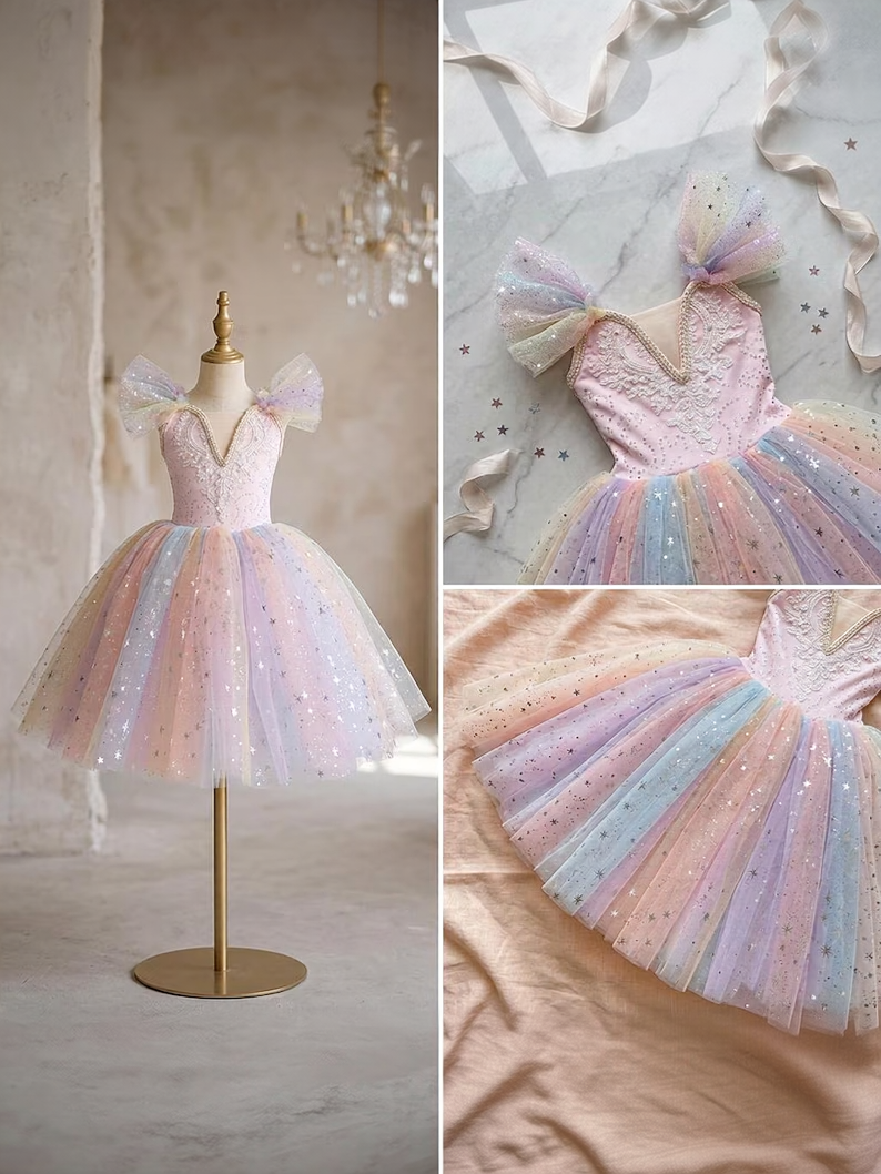 Girls Light Up Pink Princess Dress Set – Magical Glowing LED Fairytale Party Outfit & Cosplay Gift for Toddlers & Kids