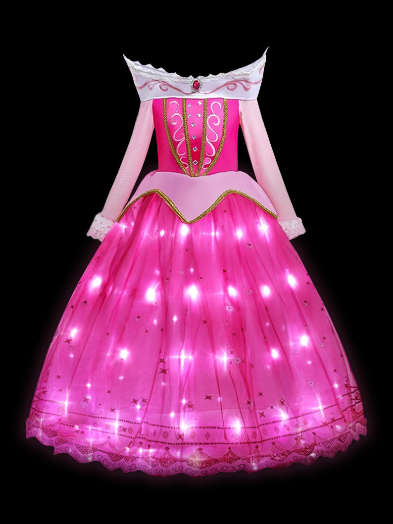 Pink Light Up Costume for Little Girls Party & Dress Up