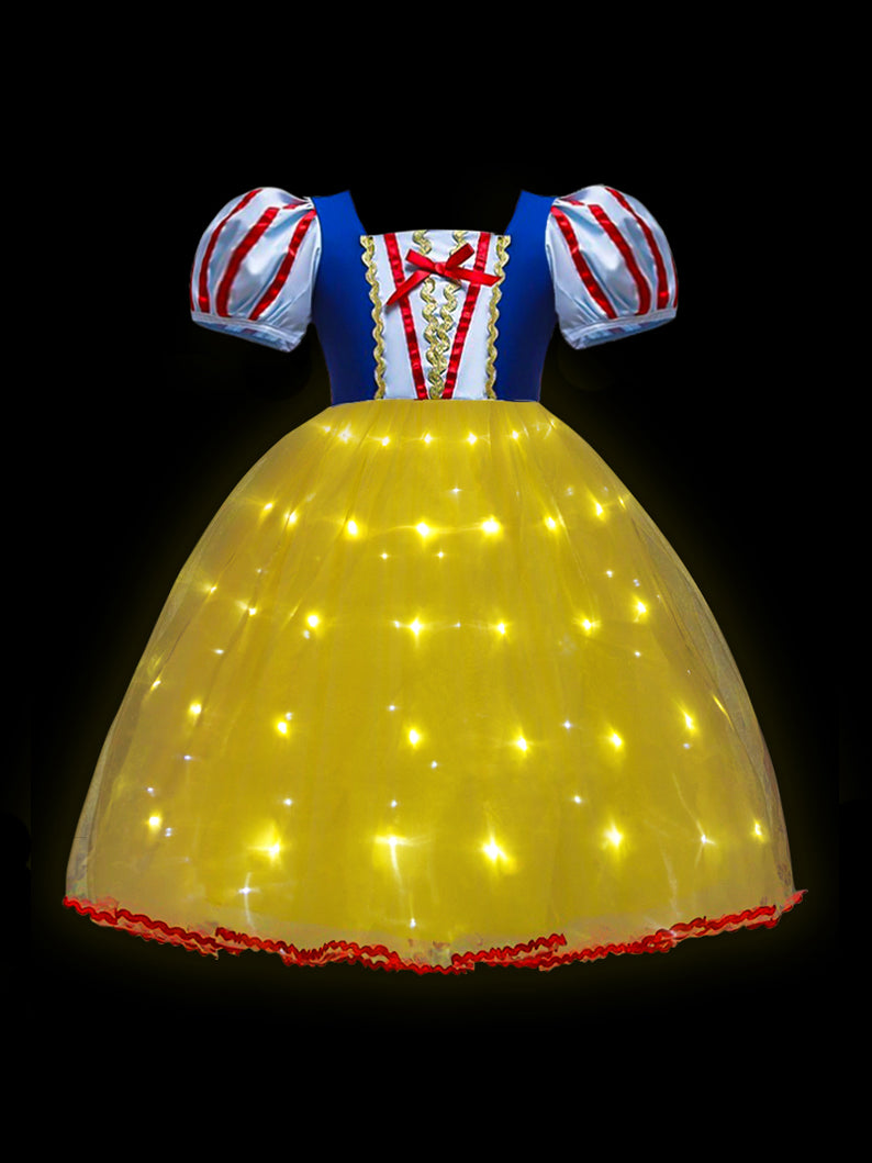 Light Up Snow White Princess tutu Dress