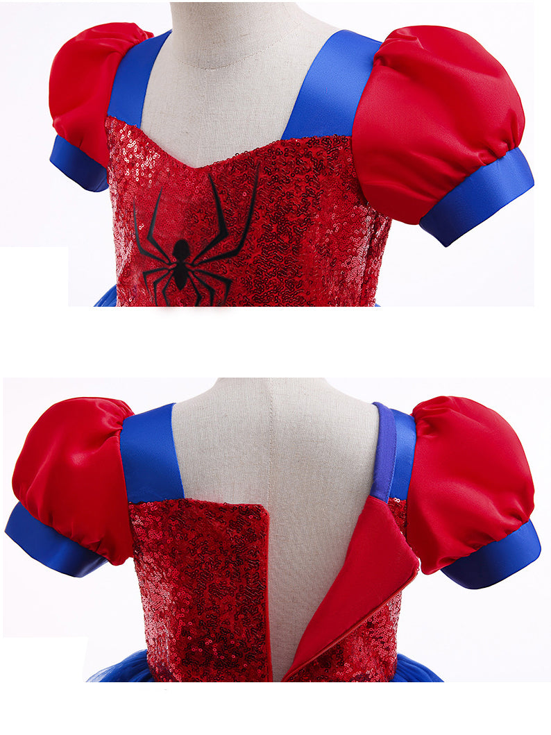 Light-up Spider-Girl Costume Dress  - Uporpor