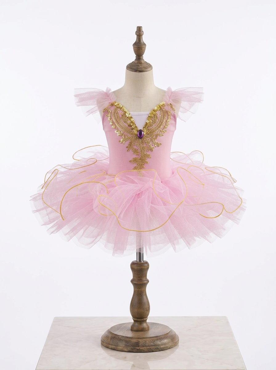 Light Up Pink Princess Costume for Girls – Glowing Fairytale Dress Up Set with LED Lights for Birthday Party, Halloween & Cosplay