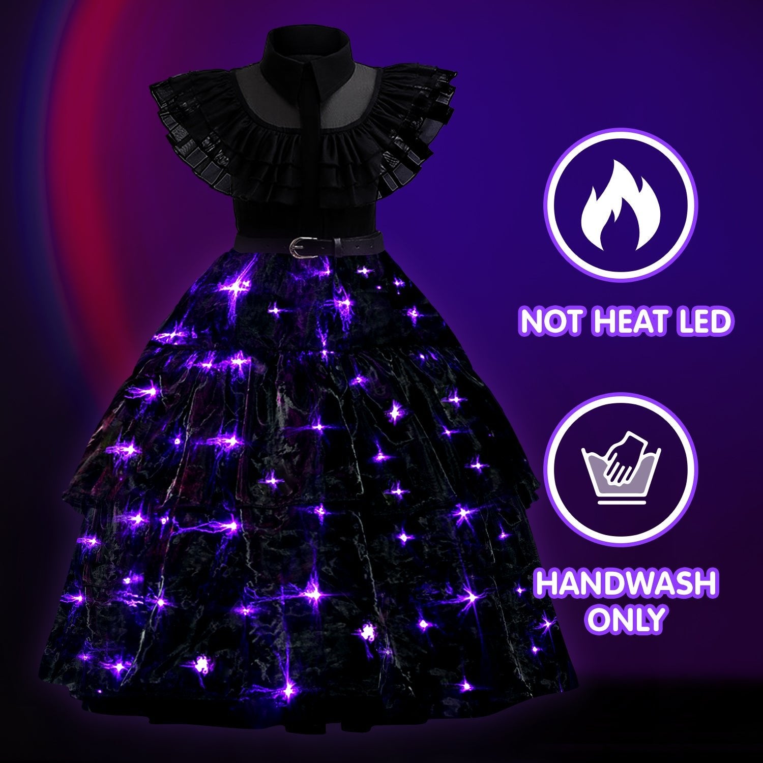 Addams LED Party Costume Dress - Uporpor