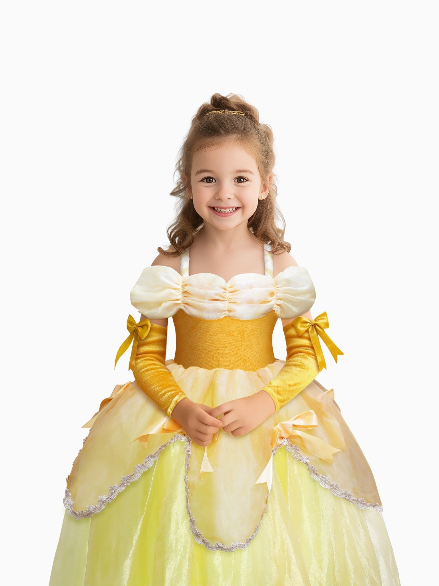 Belle Princess Colorful Set Light Up Costume For Girl - Uporpor